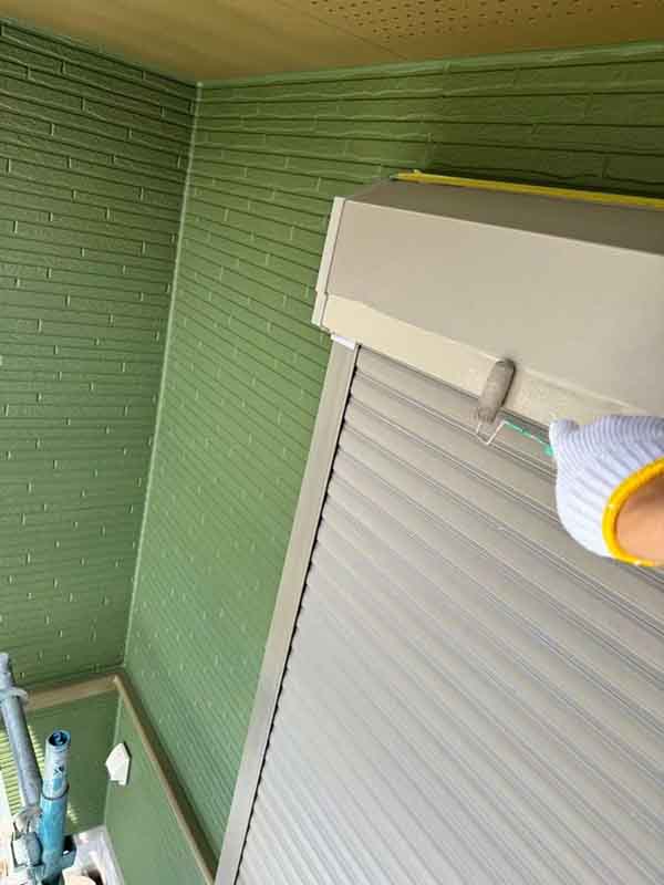 うるいど南K様邸 シャッター塗装②