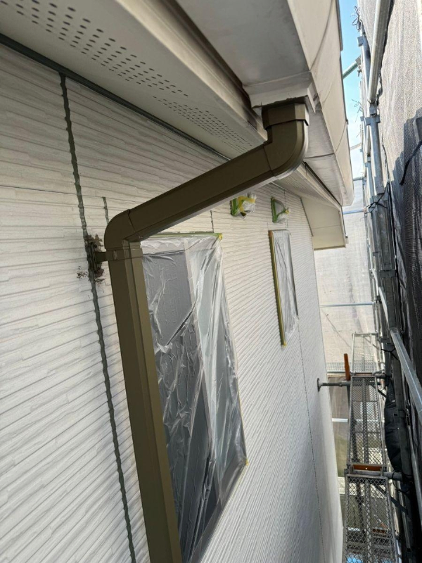 うるいど南 雨どい 塗装