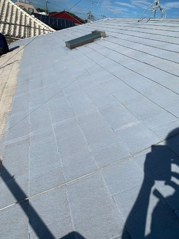 千葉市U様_屋根塗装下塗り