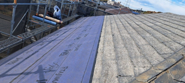 千葉市緑区I様_施工中_屋根3