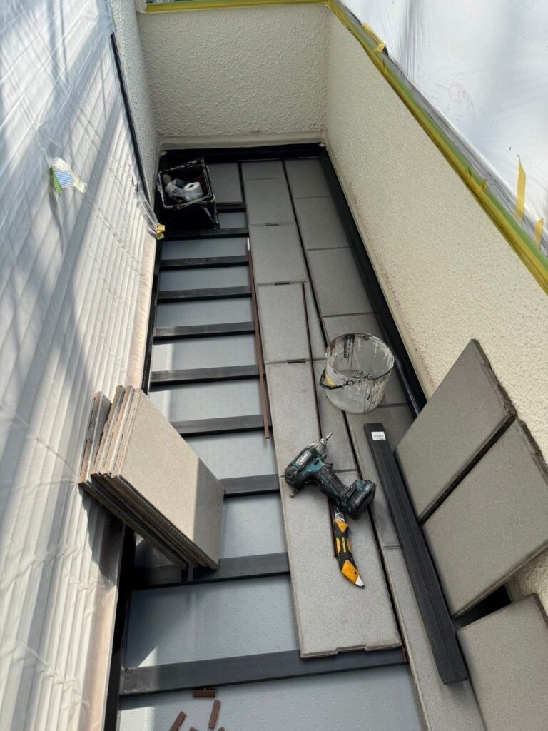 千葉市緑区_M様邸_施工中ベランダ