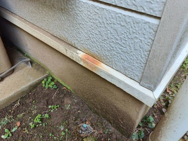千葉市花見川区C様_屋水切り施工前