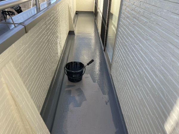 市原市ちはら台西D様_ベランダ施工中4