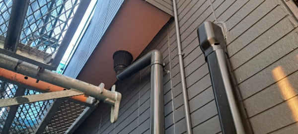 千葉市T様_縦樋交換