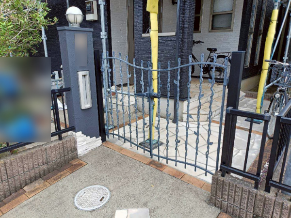 千葉市中央区_門柱塗装後