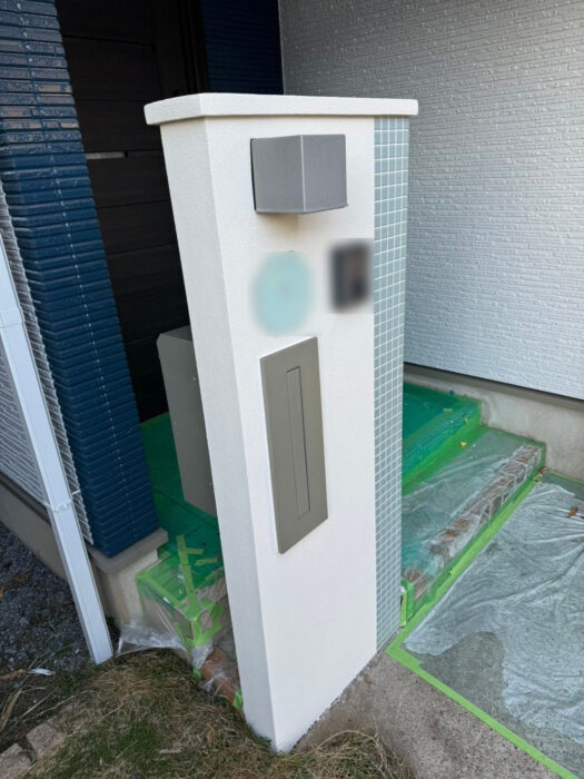 市原市ちはら台_K様_門柱塗装4
