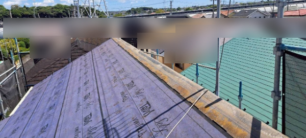 千葉市中央区_屋根カバー施工中