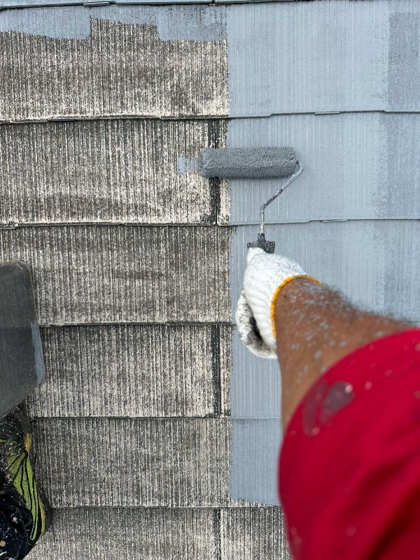 千葉市中央区M様_屋根下塗り
