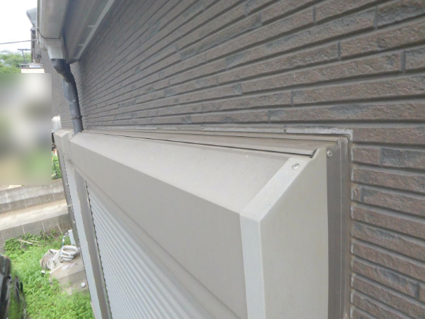 千葉市中央区T様_施工前シャッターBOX