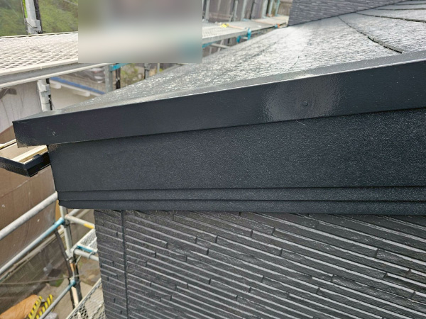 千葉市中央区T様_施工後屋根と破風