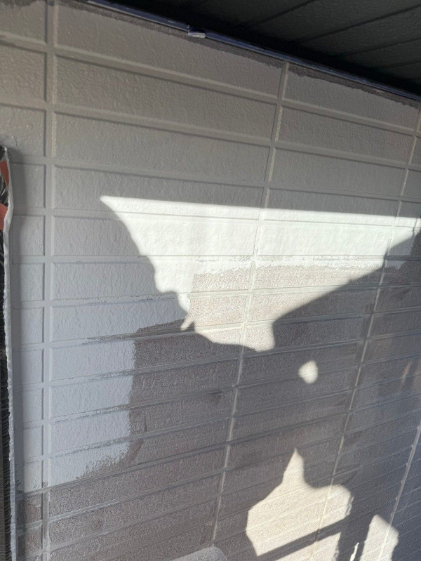 千葉市緑区I様_外壁下塗り白