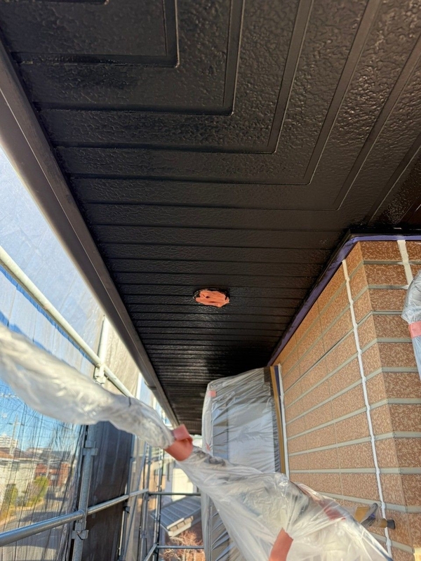 千葉市緑区I様_軒天乾燥中