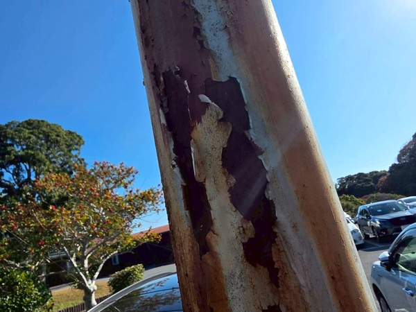 ゴルフ場_施工前錆