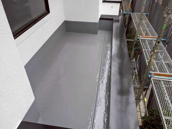 千葉県大網白里市N様邸_ベランダ施工完了