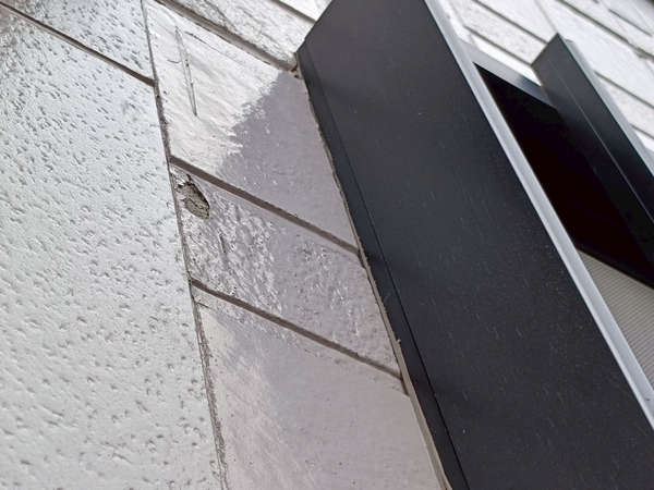 千葉市緑区I様邸_施工前塗膜剥がれ