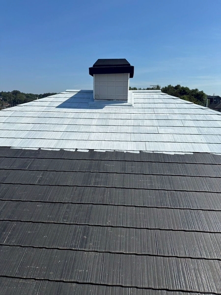 千葉市緑区I様邸_下塗り施工中