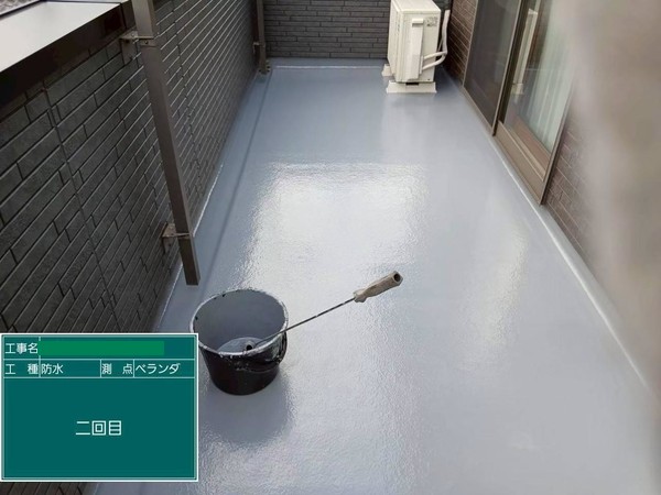 八千代市O様_ベランダ施工中②