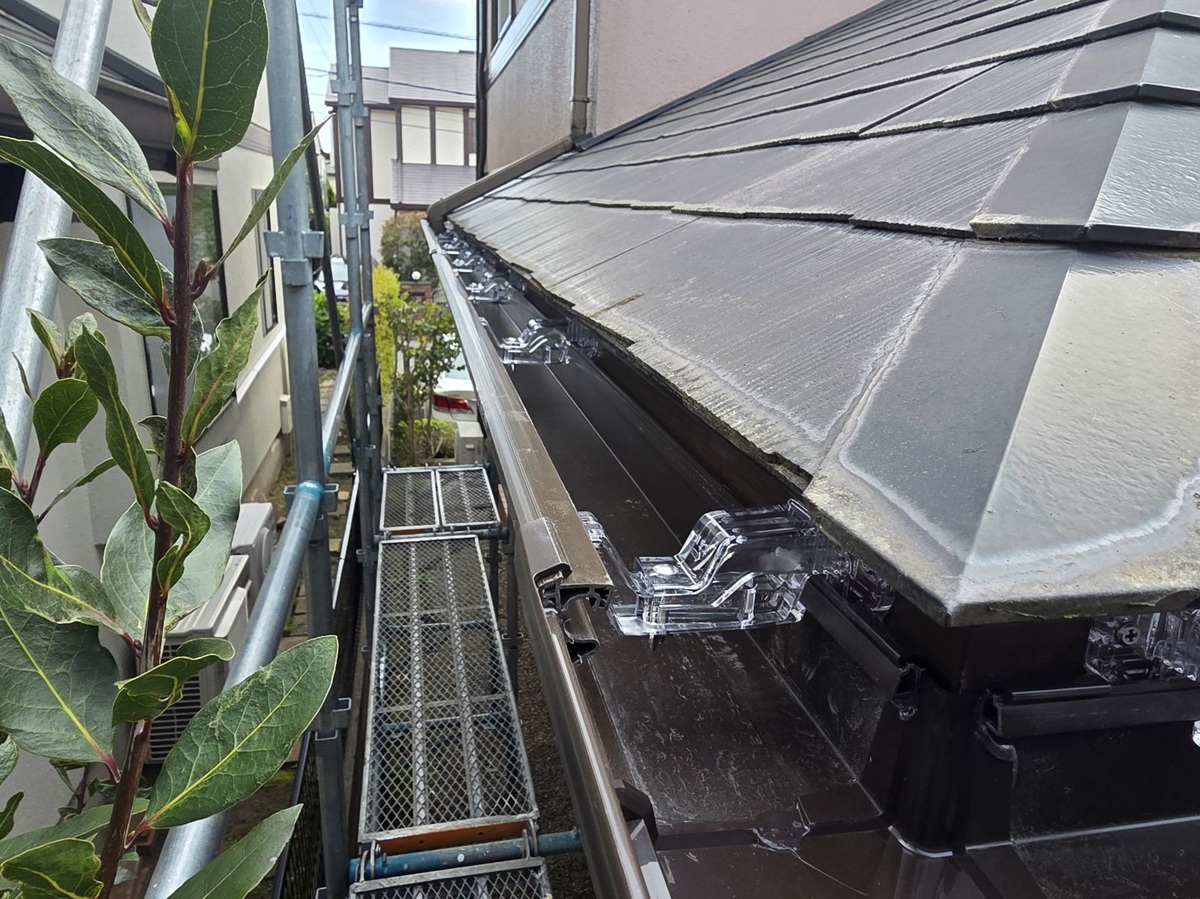 千葉市緑区-雨樋部分交換-完工後